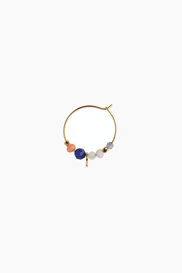 Color Crush Hoop - Tokyo Mix - Stine A - Guld One Size