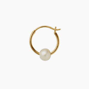 Big Pearl Berrie Hoop - Gold - Stine A - Guld One Size