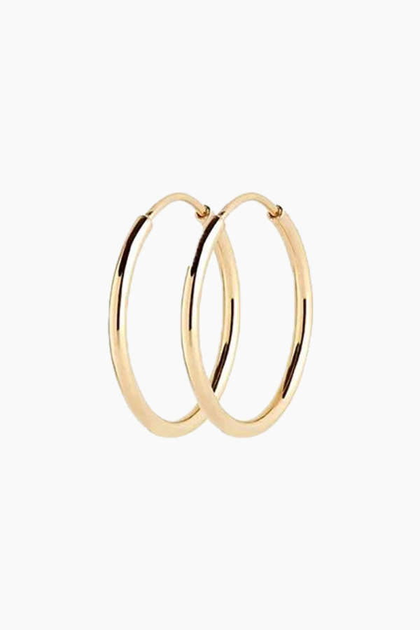 Senorita 20 Hoop - Goldplated Silver - Maria Black - Guld One Size