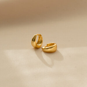 Mabel 10 mm - Guld hoops